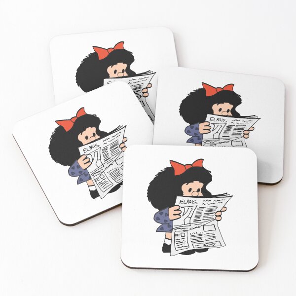 Artikelvorschau, MAFALDA MIT ZEITUNG entworfen und verkauft von urantiana.