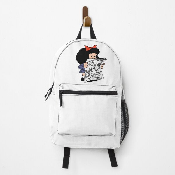 Item preview, MAFALDA WITH NEWSPAPER designed and sold by urantiana.