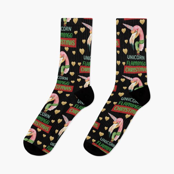 Item preview, Merry Chrismas unicorn flamingo  designed and sold by Designhub14.