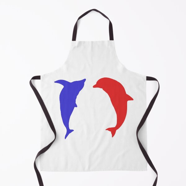 Item preview, Colorful silhouettes with two jumping dolphins designed and sold by MIRO3D.
