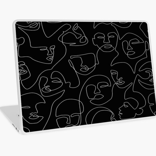 Laptop Folien Gesicht Redbubble