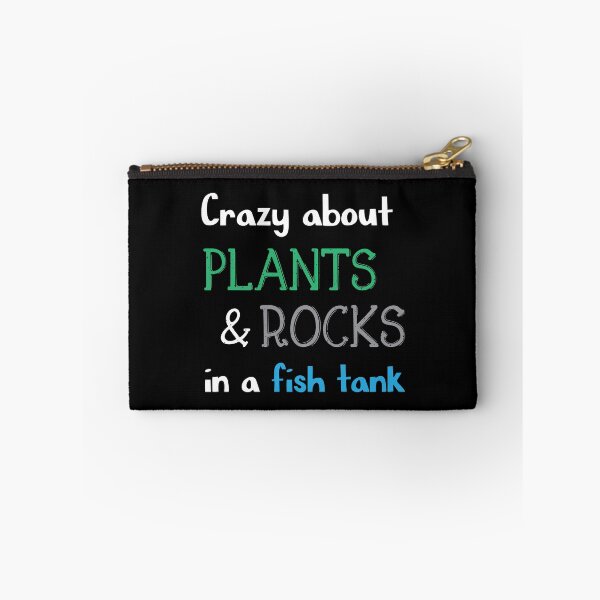 Item preview, Crazy about plants and rock in a fish tank - Aquascaping Quotes designed and sold by LookFrog.