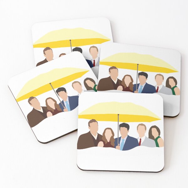 Item preview, How I Met Your Mother Cast Outline designed and sold by letteringolivia.