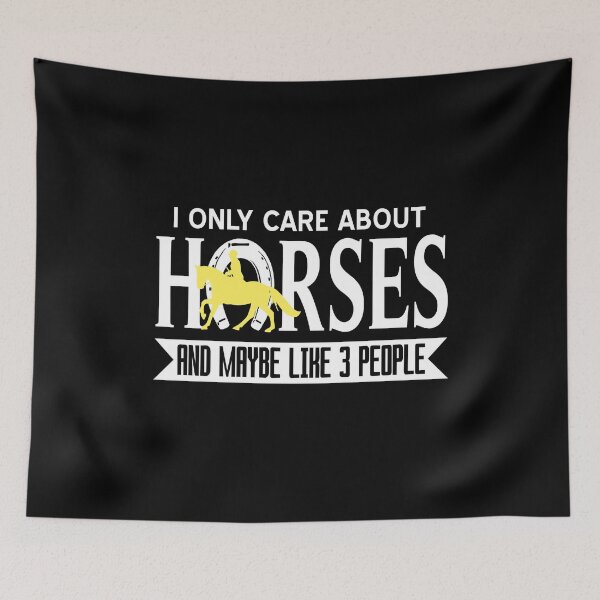 Item preview, I only care about Horses and 3 other People designed and sold by NeXore.