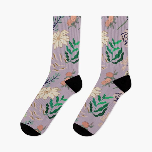 Item preview, Floral pattern seamless muted pastel shades designed and sold by Pattern-ify.