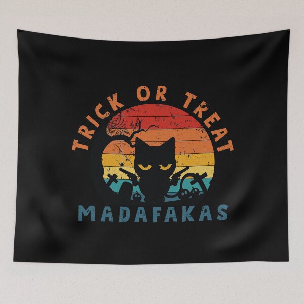 Item preview, Halloween Dog Meme | Trick or treat madafakas designed and sold by tinypurpleland.