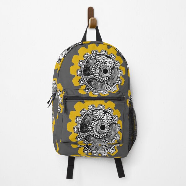 Item preview, Vintage Mechanical Gear Motif (Gold Mustard Yellow) designed and sold by TheEditrix.