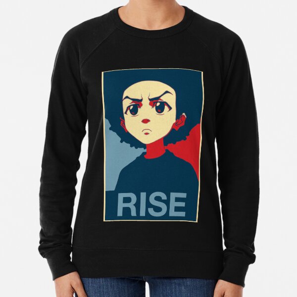 RICE Huey From Boondocks - The Boondocks Huey Black Lives Matter Lightweight Sweatshirt