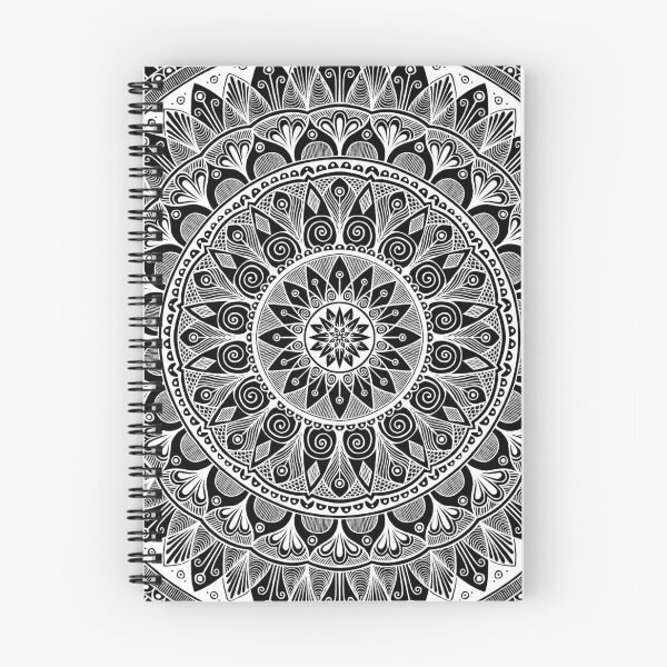 Item preview, Black and White Mandala 5 designed and sold by ColorObsession.