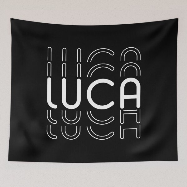 Item preview, Luca Name in Black and White Style designed and sold by Time-is-Money.