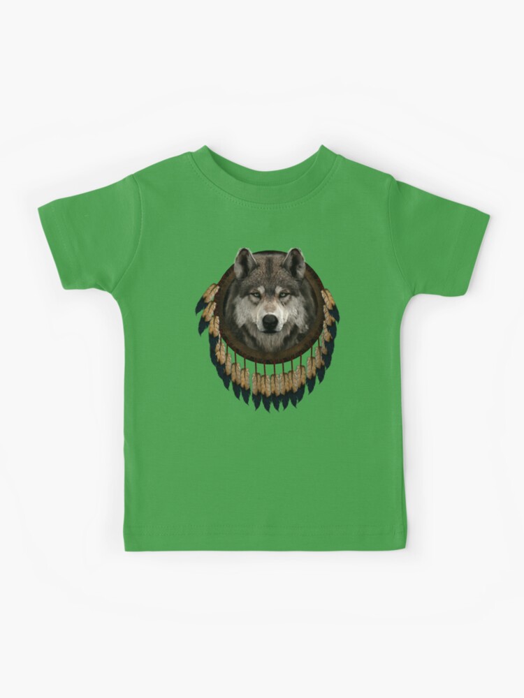 Kids store wolf shirt