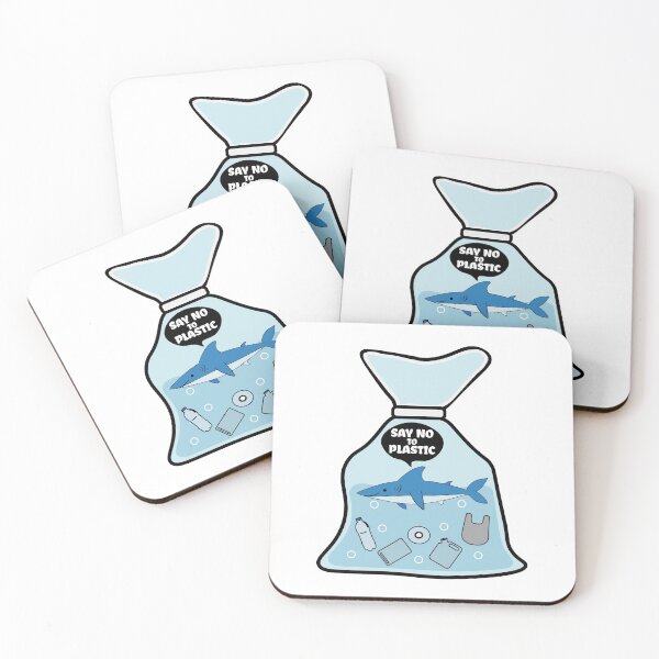 Item preview, Say No To Plastic Shark Vinyl Best Friend Gift designed and sold by zackup.