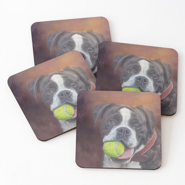 Item preview, Boxer with Tennis Ball designed and sold by Elisabeth Lucas.