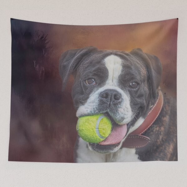 Item preview, Boxer with Tennis Ball designed and sold by Elisabeth Lucas.