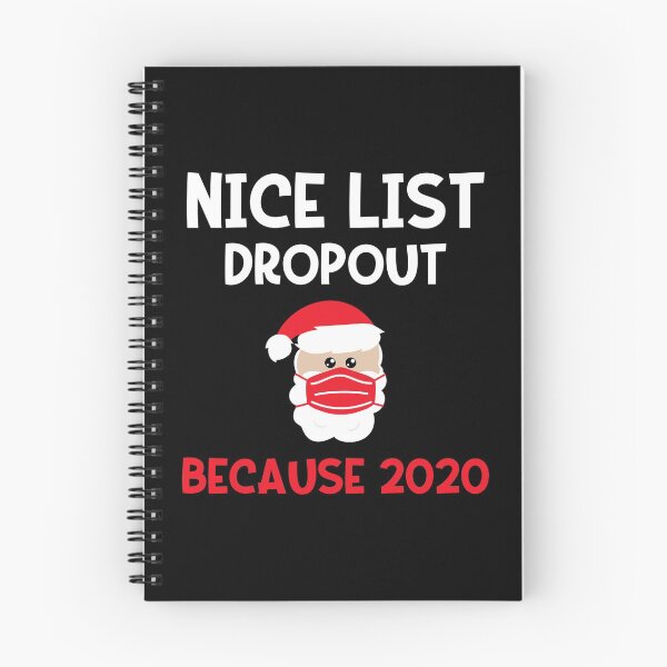 Item preview, 2020 Nice List Dropout / Santa Mask Saying Christmas Holiday design designed and sold by CreatedByHeidi.