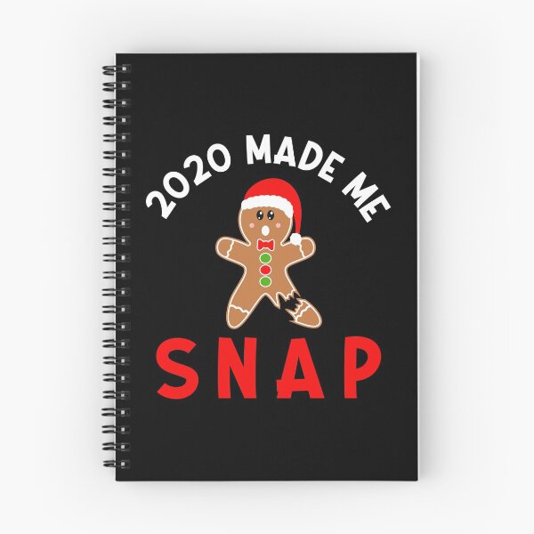 Item preview, 2020 Made Me Snap / Christmas Holiday Gingerbread Man Saying design designed and sold by CreatedByHeidi.
