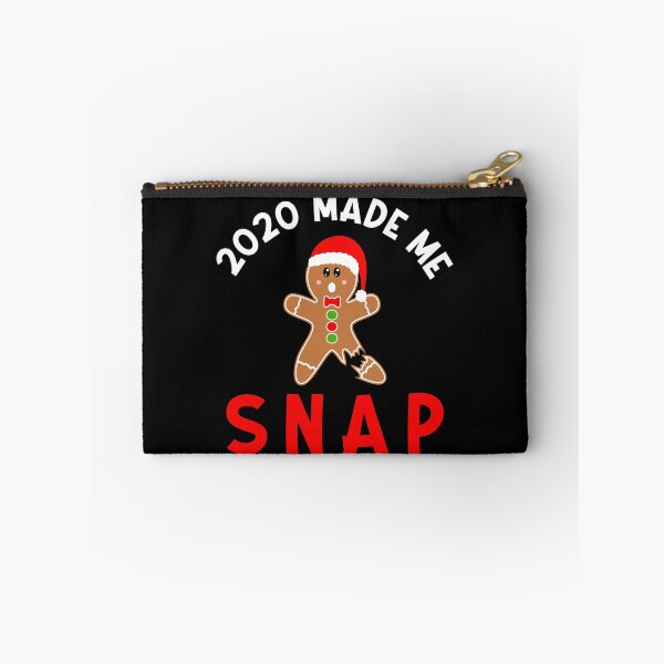 Item preview, 2020 Made Me Snap / Christmas Holiday Gingerbread Man Saying design designed and sold by CreatedByHeidi.