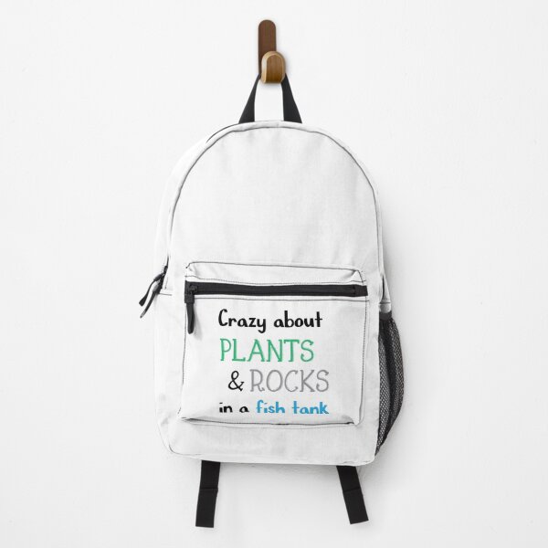 Item preview, Crazy about plants and rock in a fish tank - Aquascaping Quotes - Black designed and sold by LookFrog.