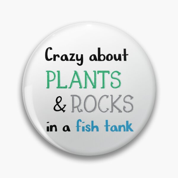 Item preview, Crazy about plants and rock in a fish tank - Aquascaping Quotes - Black designed and sold by LookFrog.