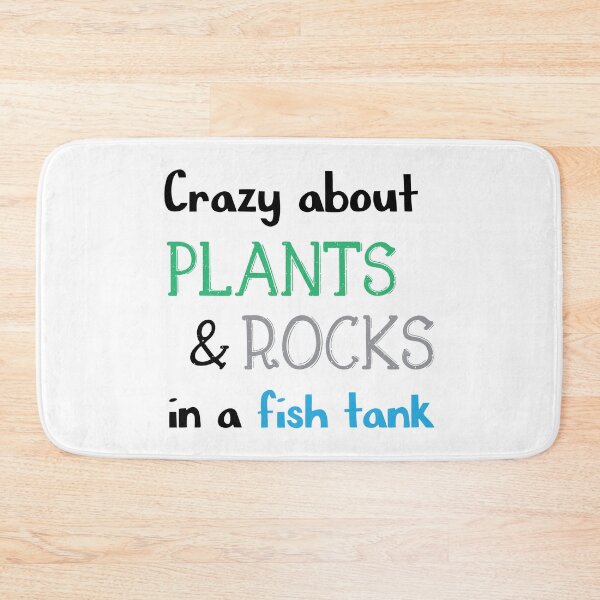 Artikelvorschau, Verrückt nach Pflanzen und Felsen in einem Aquarium - Aquascaping Quotes - Schwarz entworfen und verkauft von LookFrog.