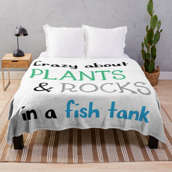 Artikelvorschau, Verrückt nach Pflanzen und Felsen in einem Aquarium - Aquascaping Quotes - Schwarz entworfen und verkauft von LookFrog.