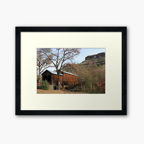 Honey Run Bridge - Paradise Framed Art Print