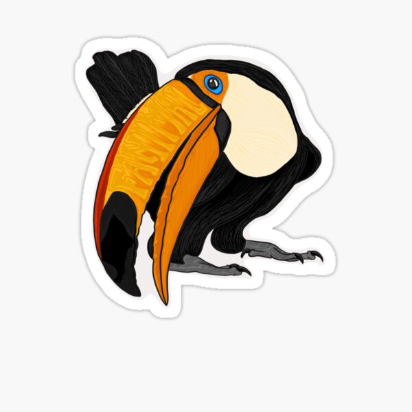 Fanimal Toucan Design Sticker