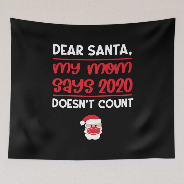 Item preview, 2020 Santa Mask Saying / Christmas Holiday Funny Kids Quote design designed and sold by CreatedByHeidi.