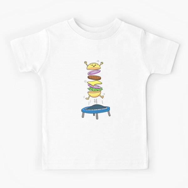 Item preview, Cute Foodie Food Lover Burger Fast Food Lover Trampoline Jumping Gymnastics Jump Gymnast designed and sold by VollLaser.