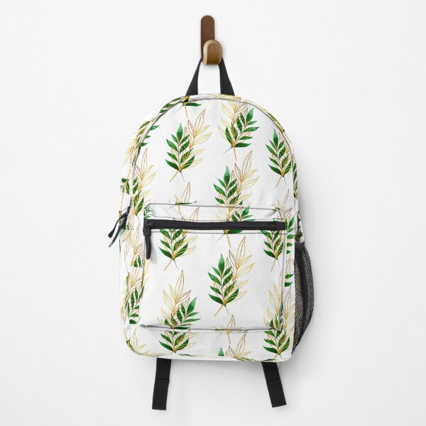 Item preview, Green Gold Leaf pattern designed and sold by MA DESIGNS.