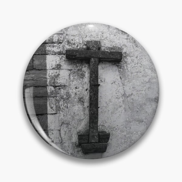 Item preview, Stone cross on a grey wall in Monsaraz, Portugal designed and sold by SandraC-Duarte.