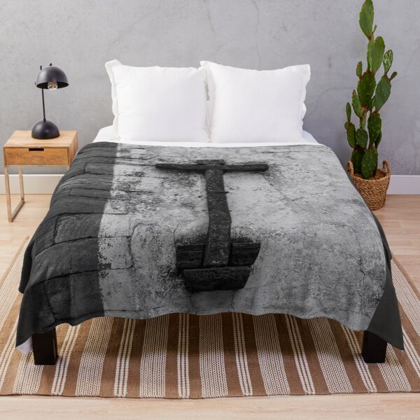 Item preview, Stone cross on a grey wall in Monsaraz, Portugal designed and sold by SandraC-Duarte.