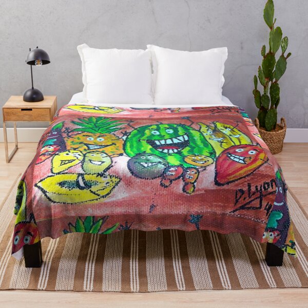 Item preview, Happy Tropical Fruits..  designed and sold by DLyonzArt.