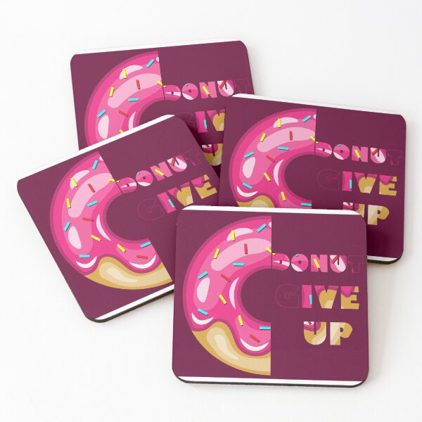 Item preview, Donut Give Up designed and sold by VikiQuick.
