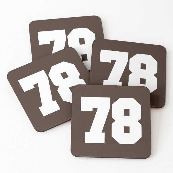 Item preview, 78 Number Cleveland Sports Seventy-Eight Brown Jersey designed and sold by HelloFromAja.