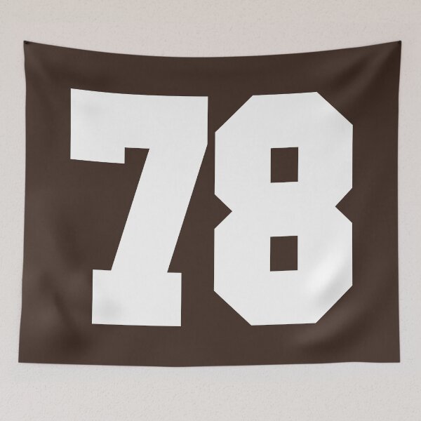 Item preview, 78 Number Cleveland Sports Seventy-Eight Brown Jersey designed and sold by HelloFromAja.