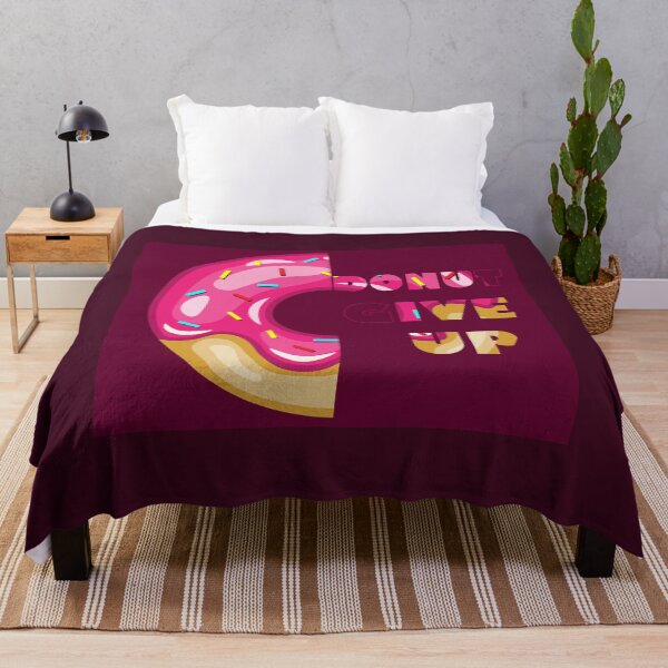 Item preview, Donut Give Up designed and sold by VikiQuick.