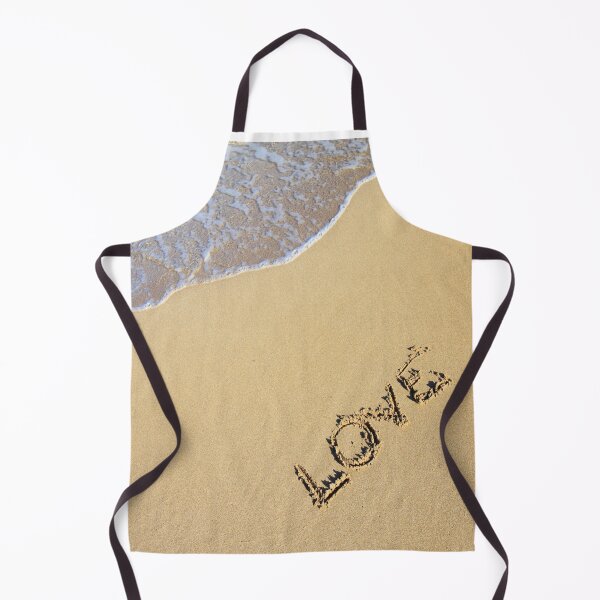 Item preview, ocean blue wave love beach sand designed and sold by Dear-Ashlin.