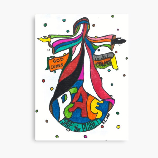 God Comes in All Colors Canvas Print