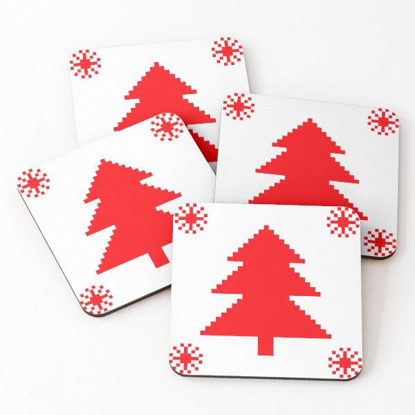 Item preview, Christmas pixel pattern designed and sold by redgoch.