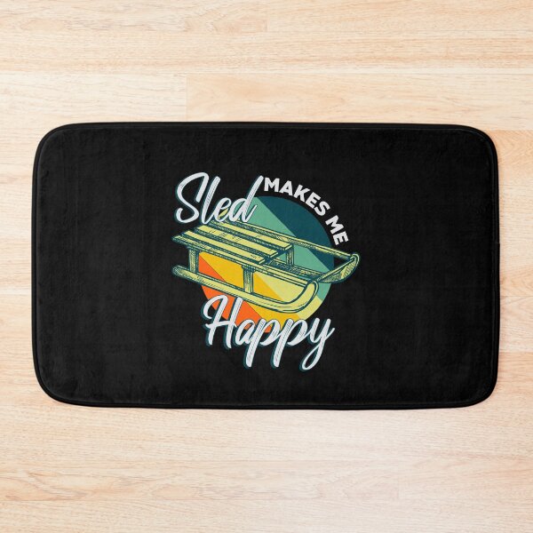 Item preview, Sled makes me Happy Vintage Sledding designed and sold by NeXore.