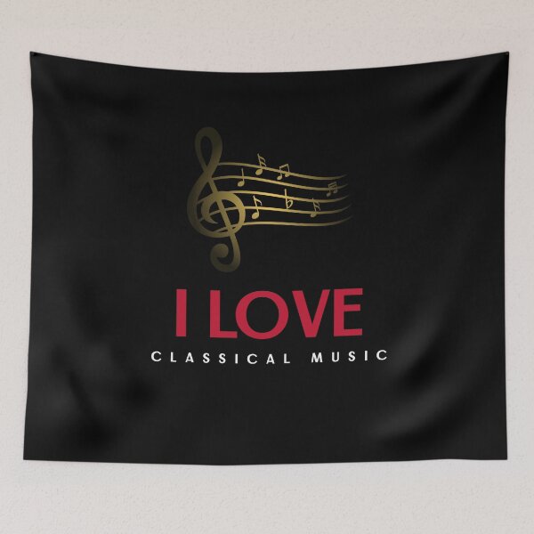 Item preview, I Love Classical Music designed and sold by friendlyspoon.