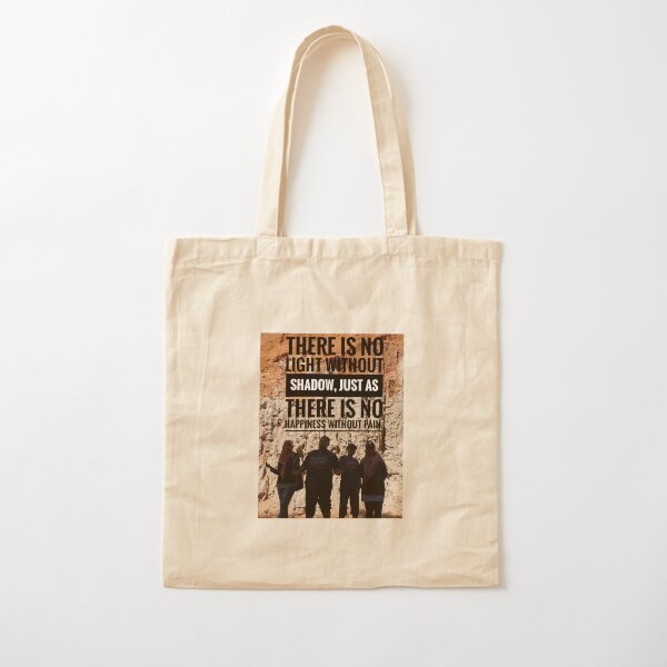 THERE IS NO LIGHT WITHOUT SHADOW Cotton Tote Bag