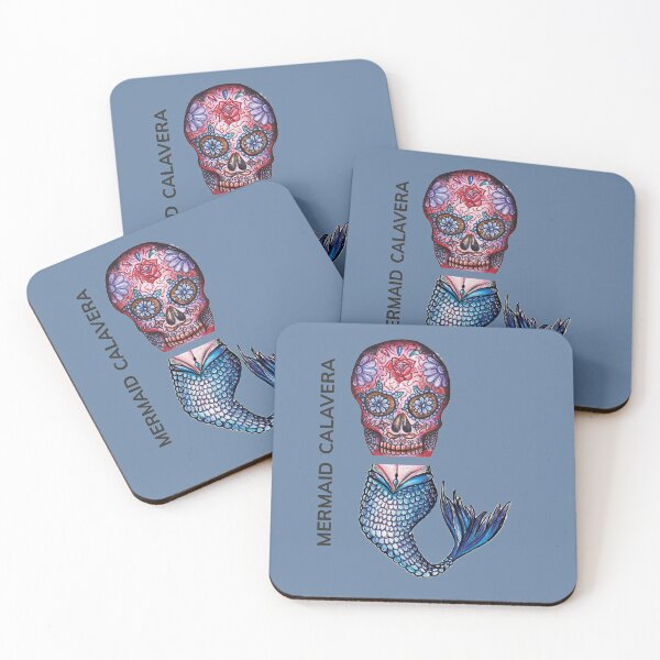Artikelvorschau, MERMAID CALAVERA by FrankenDuo dusty blue entworfen und verkauft von FrankenDuo.