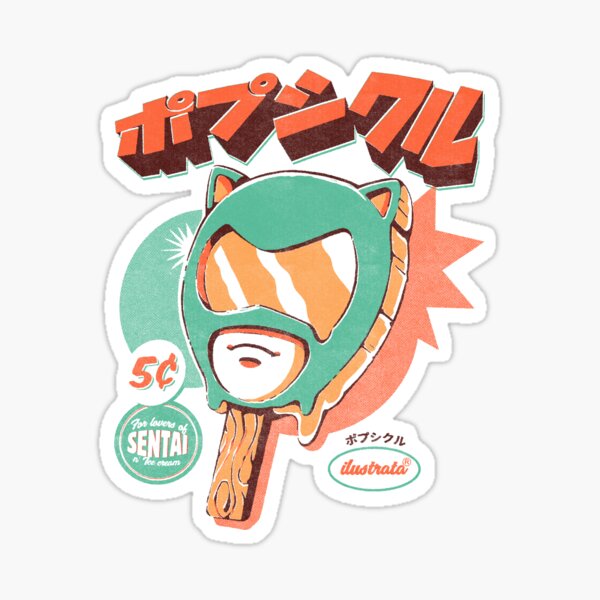 Item preview, Sentai Ice Pop designed and sold by Ilustrata®.