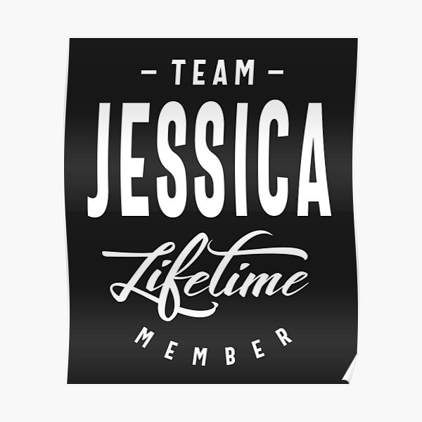 Jessica Name Wall Art Redbubble