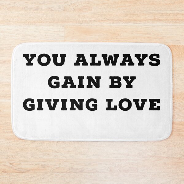 Item preview, You always gain by giving love (white) designed and sold by cute105.
