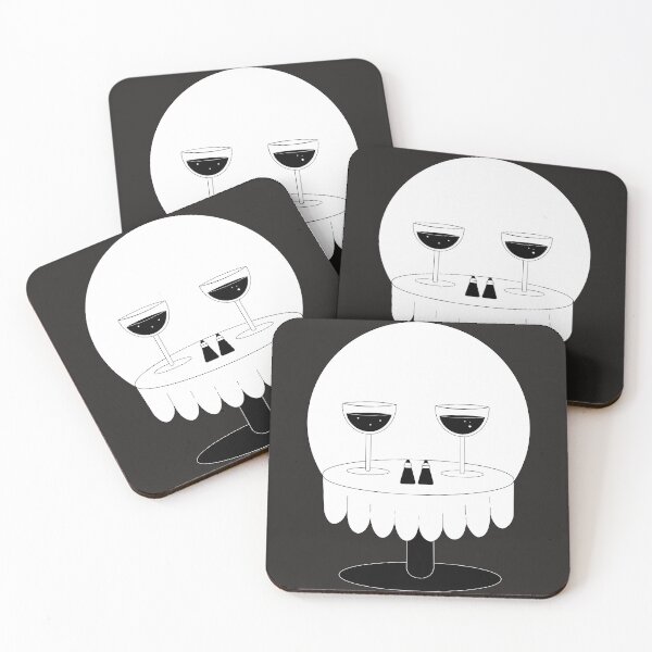Item preview, ghost date vector art skull illusion designed and sold by tita74.