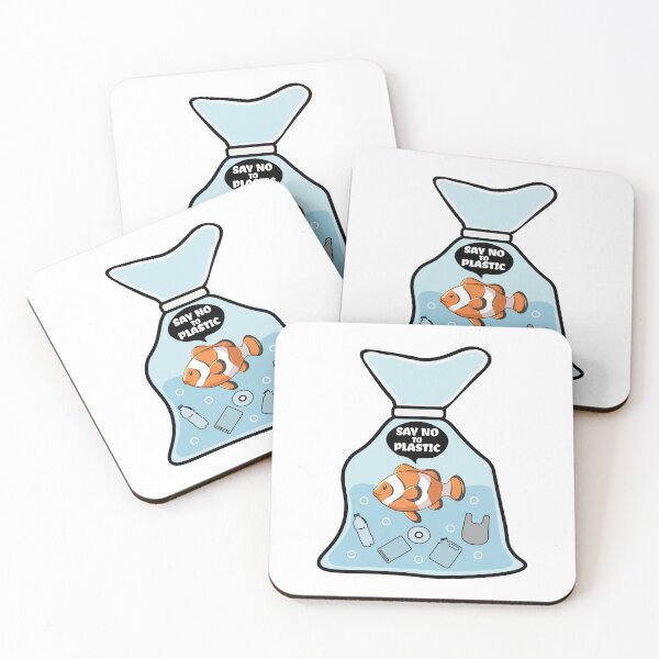 Item preview, Say No To Plastic Clownfish Vinyl Best Friend Gift designed and sold by zackup.