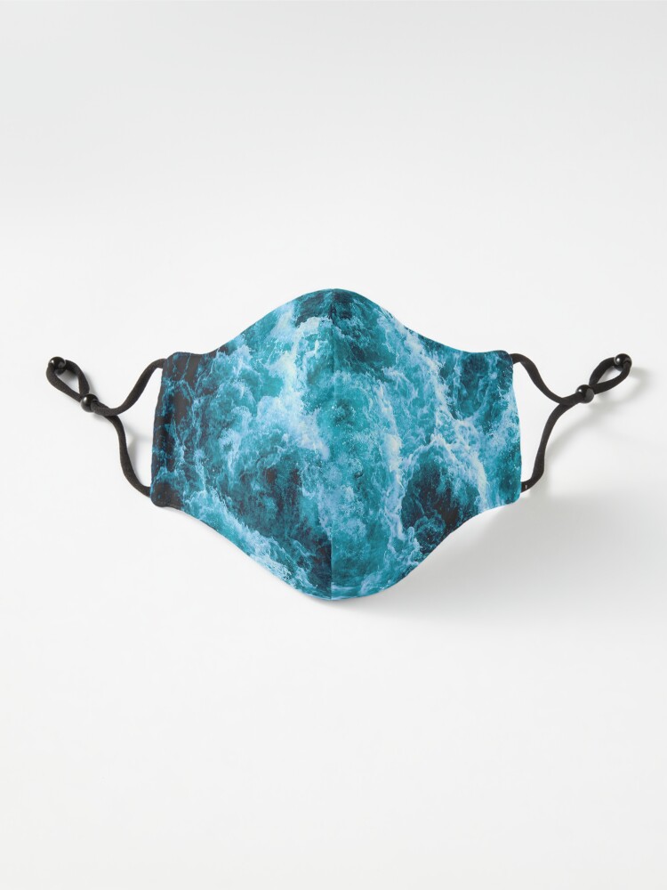 Alternate view of Superb blue ocean waves. Relaxing, peaceful, serene ocean scenery Mask